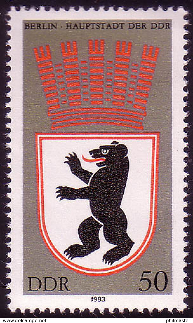 2817 Stadtwappen Berlin ** Postfrisch - Ungebraucht