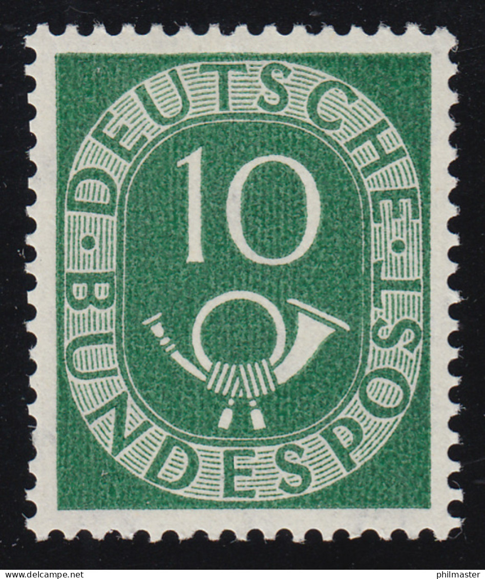 128 Posthorn 10 Pf ** Postfrisch - Unused Stamps