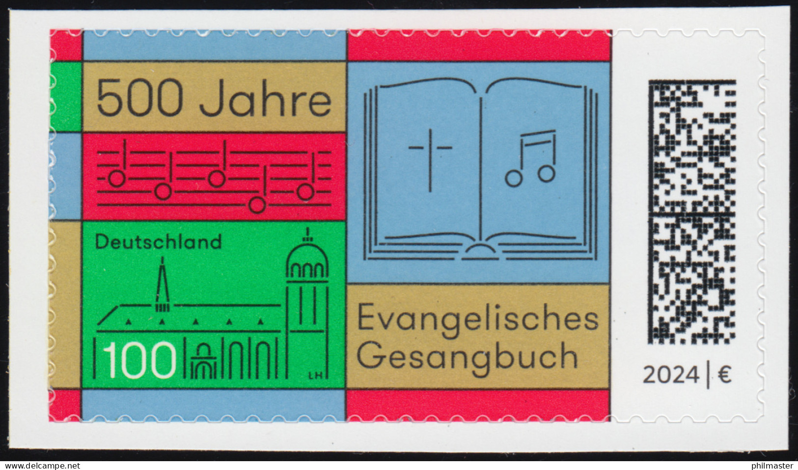 3810 Evangelisches Gesangbuch, Selbstklebend, Postfrisch **/MNH - Ungebraucht