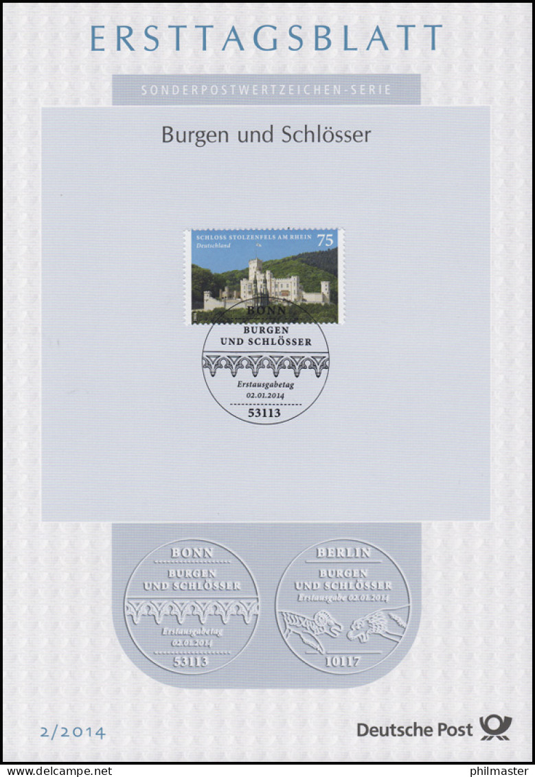 ETB 02/2014 Burgen Und Schlösser, Stolzenfels - 2011-…