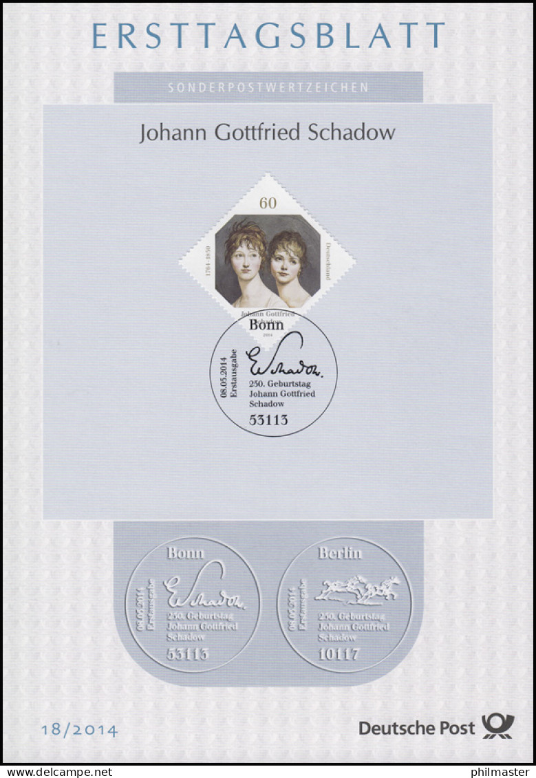 ETB 18/2014 Johann Gottfried Schadow, Baumeister, Maler - 2011-…