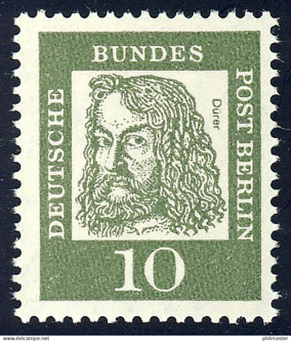 202 Bedeutende Deutsche 10 Pf  Albrecht Dürer ** - Ungebraucht
