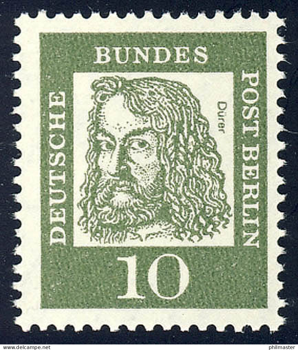 202 Bedeutende Deutsche 10 Pf  Albrecht Dürer ** - Unused Stamps