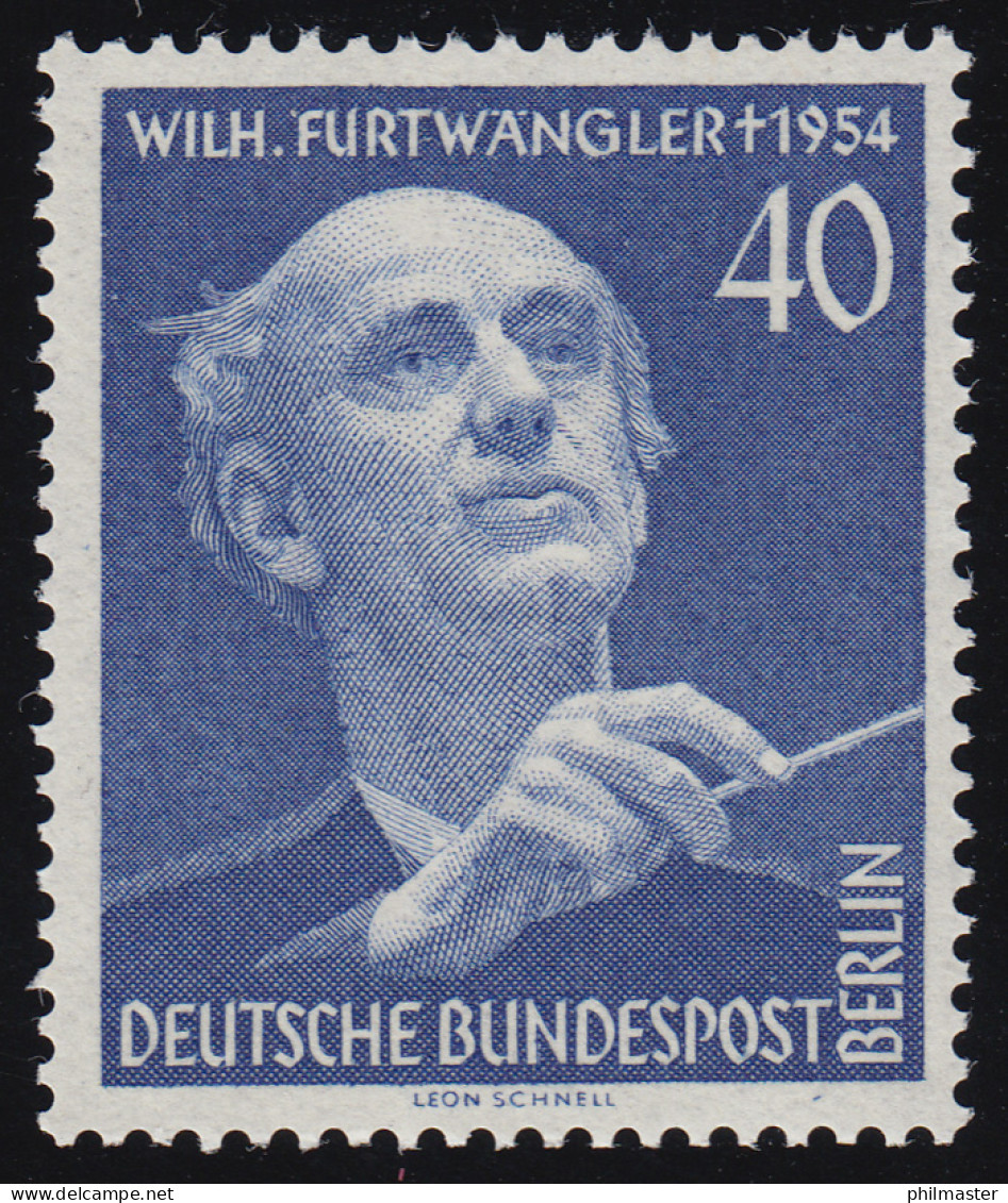 128 Wilhelm Furtwängler ** - Unused Stamps