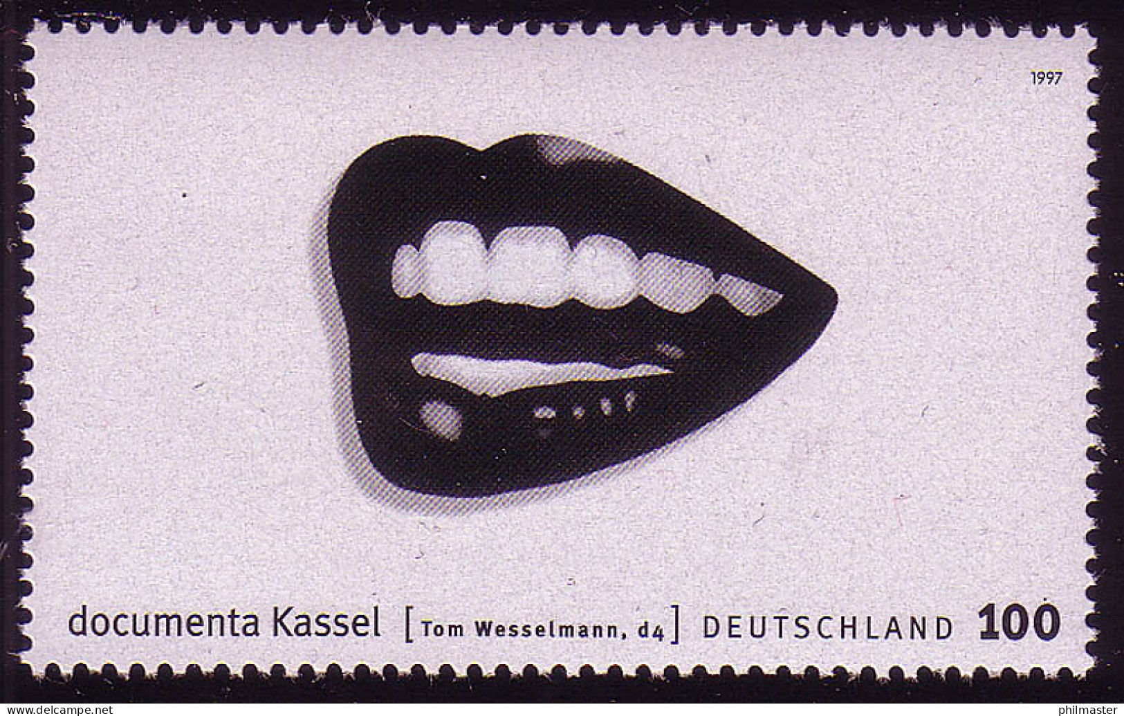 1928 Documenta Bild Von Tom Wesselmann, Aus Block ** - Unused Stamps