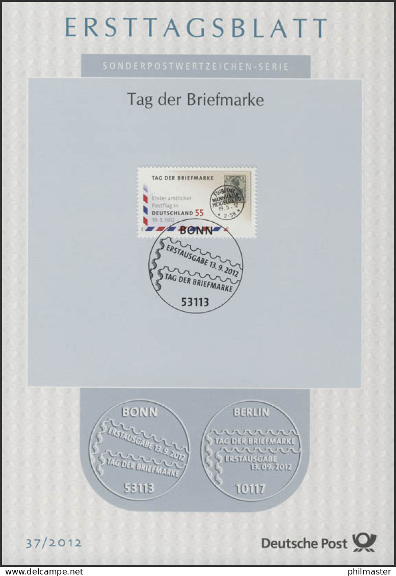 ETB 37/2012 Tag Der Briefmarke - 2011-…