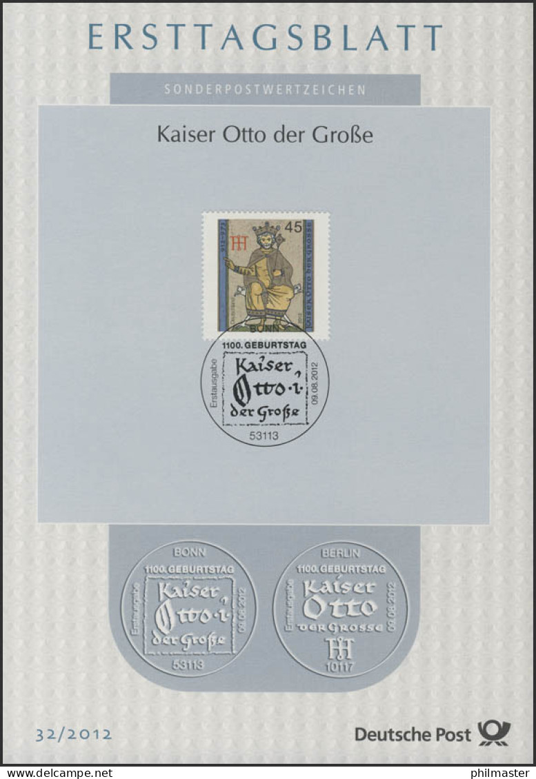 ETB 32/2012 Kaiser Otto Der Große - 2011-…