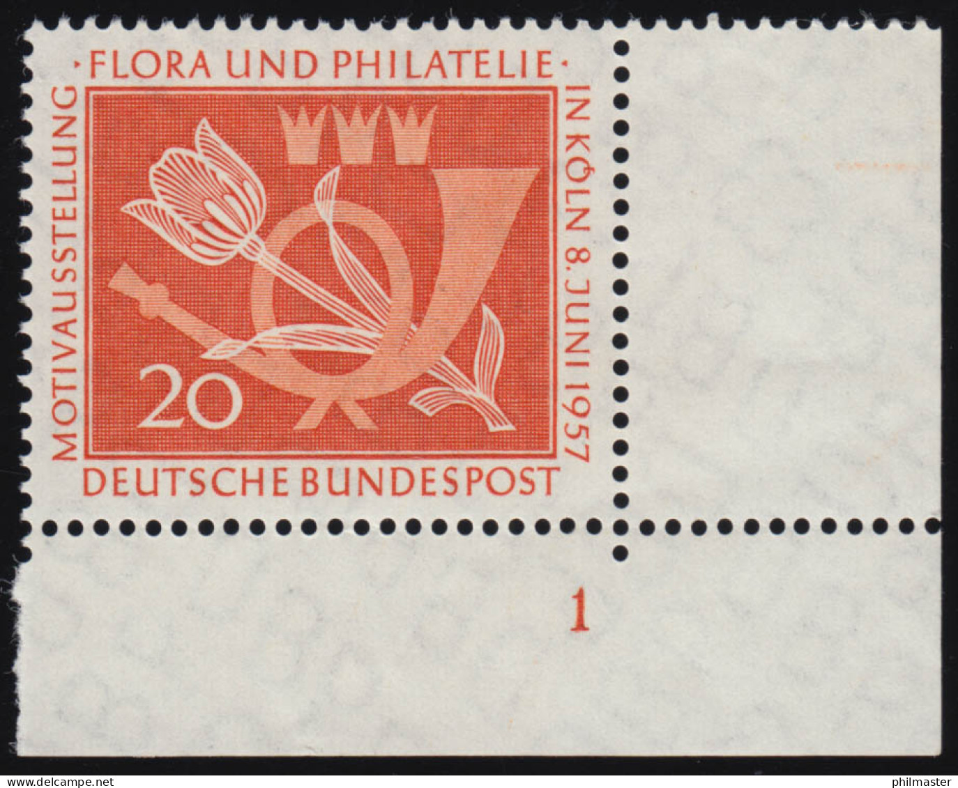 254 Flora Und Philatelie ** FN1 - Ungebraucht