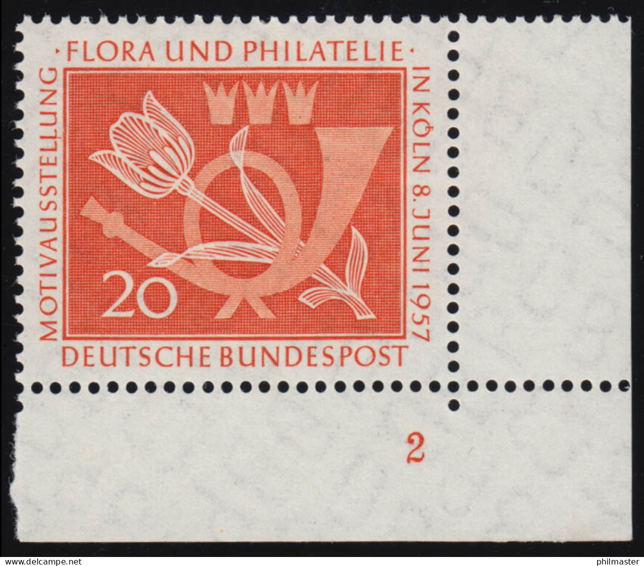 254 Flora Und Philatelie ** FN2 - Ungebraucht