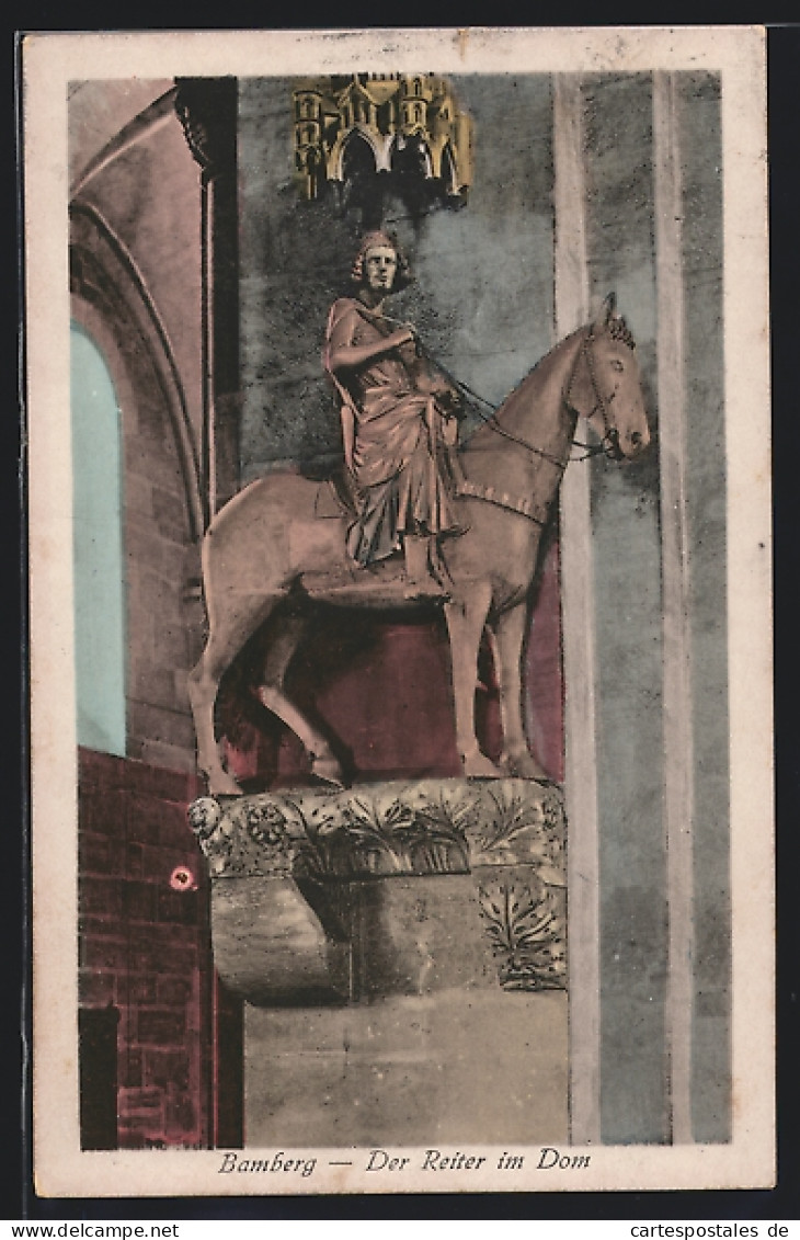 AK Bamberg, Reiter-Statue Im Dom  - Reit Im Winkl