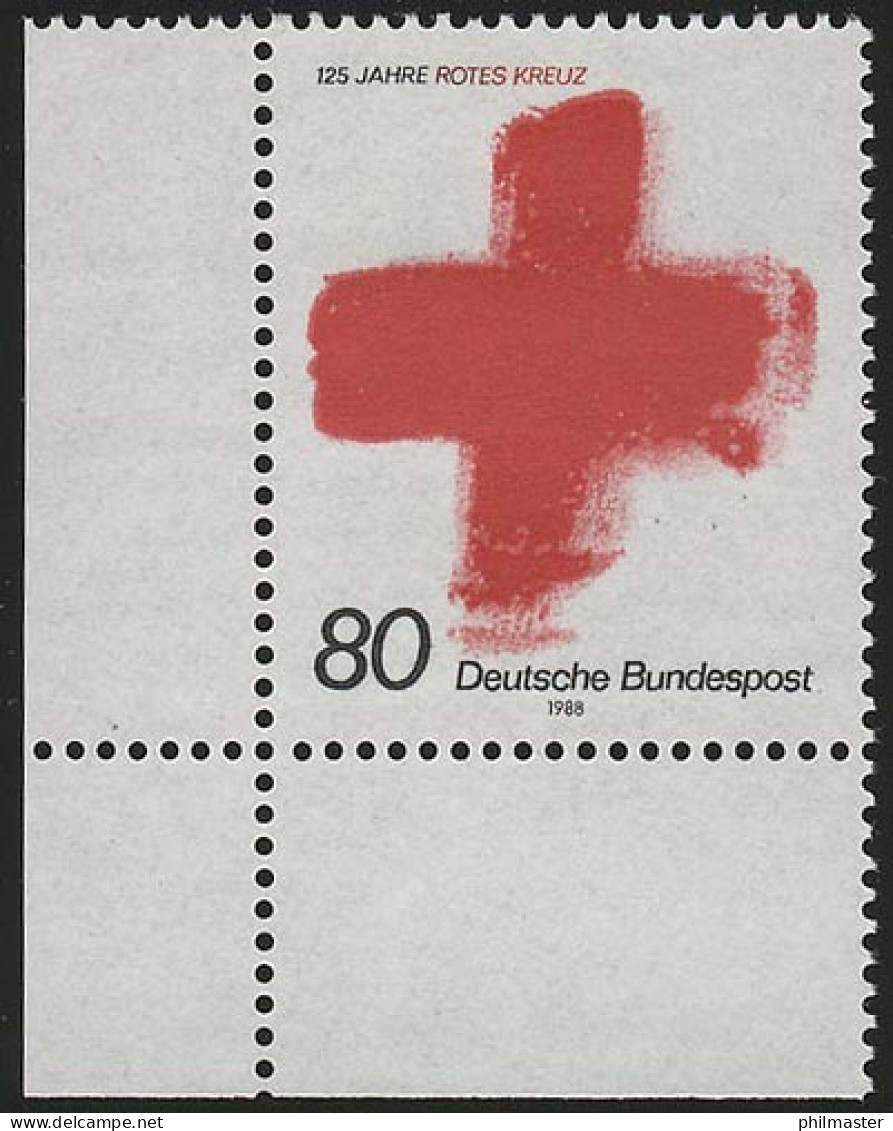 1387 Rotes Kreuz ** Ecke U.l. - Ungebraucht