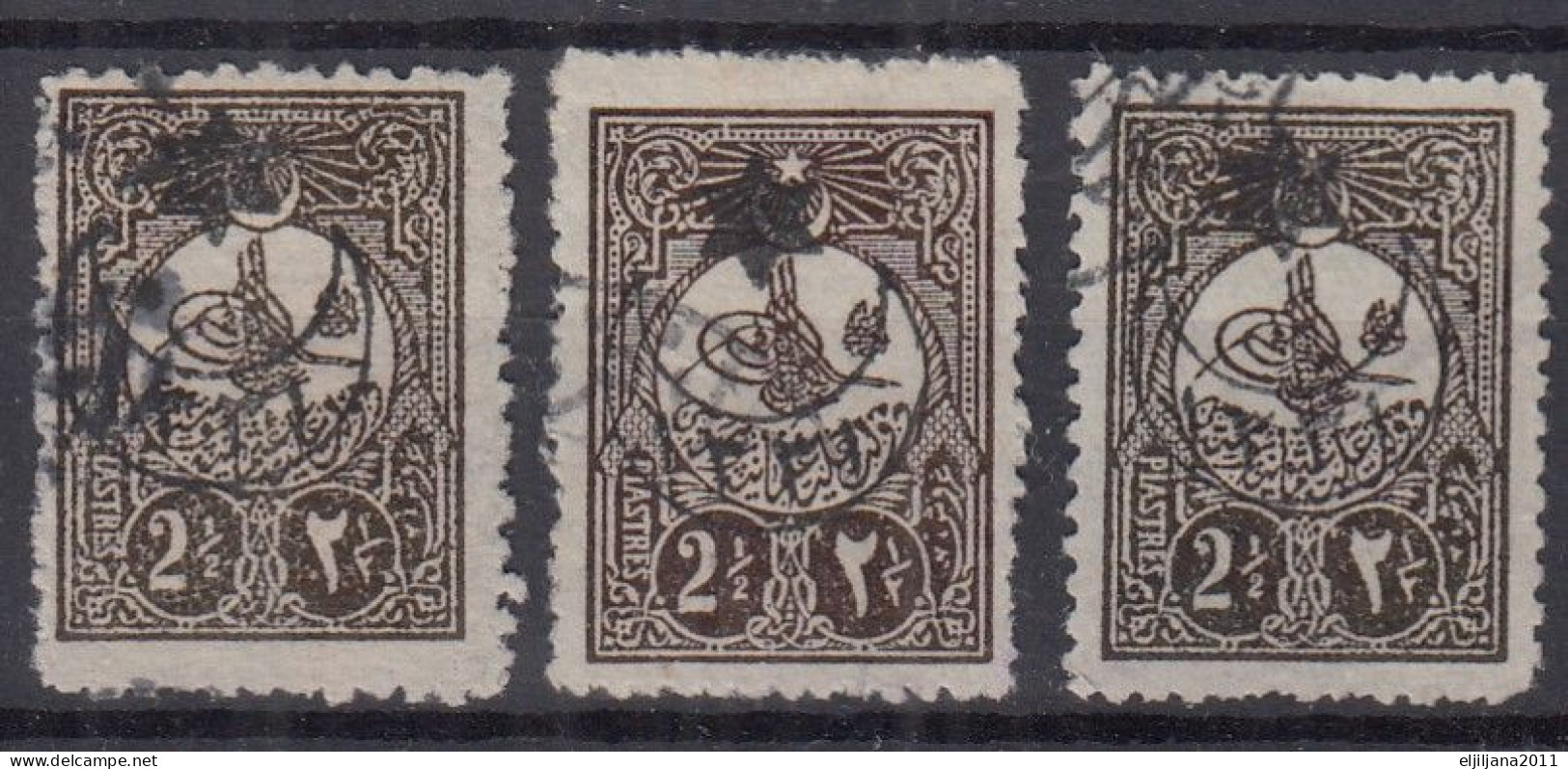 Turkey / Türkei 1915 ⁕ Overprint Year 1331 ( On Mi.139) Mi. 298 ⁕ 3v Used - Used Stamps