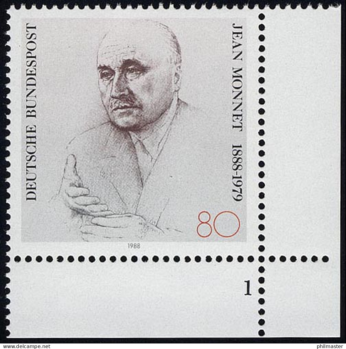 1372 Jean Monnet ** FN1 - Unused Stamps