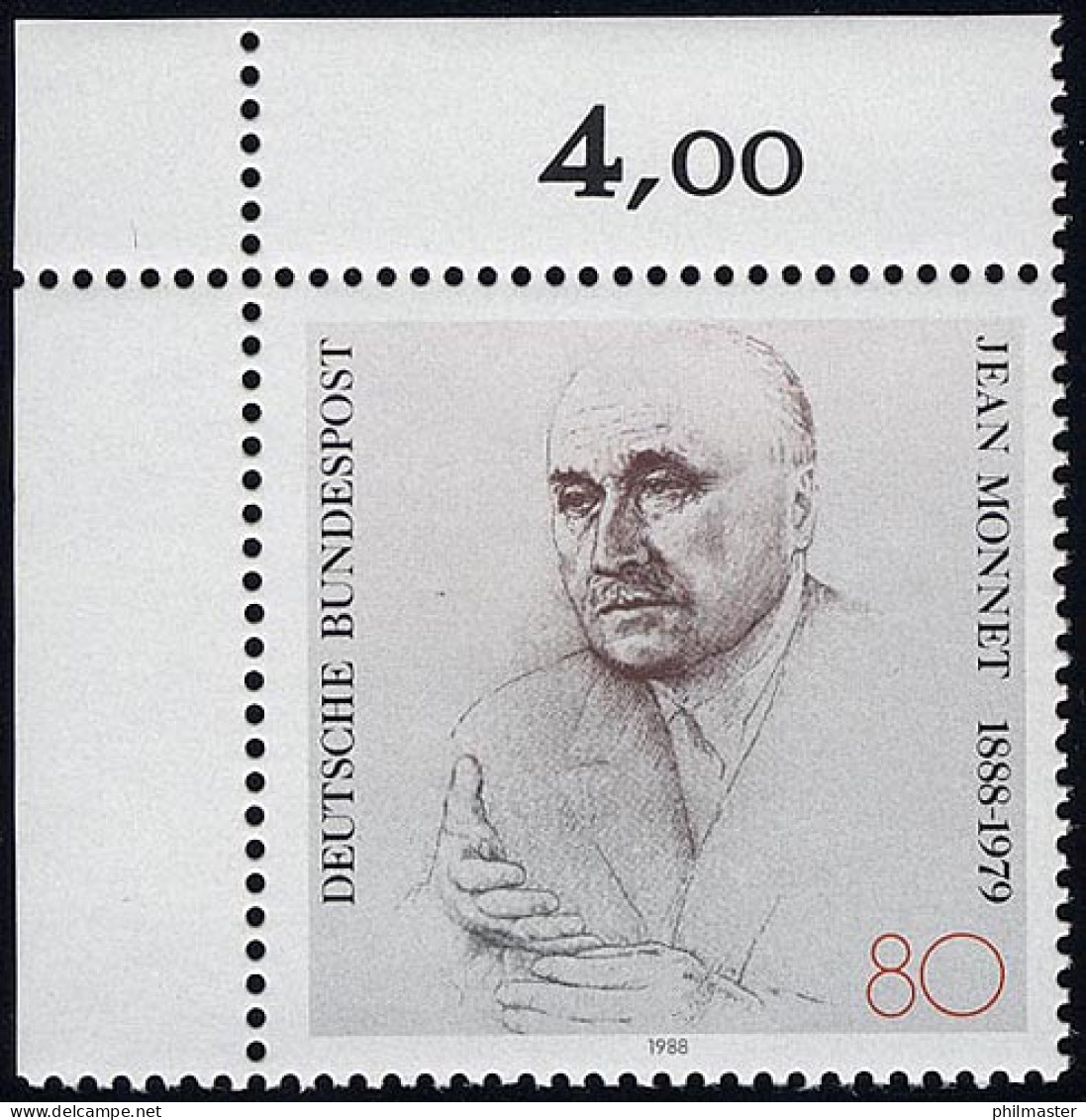 1372 Jean Monnet ** Ecke O.l. - Neufs