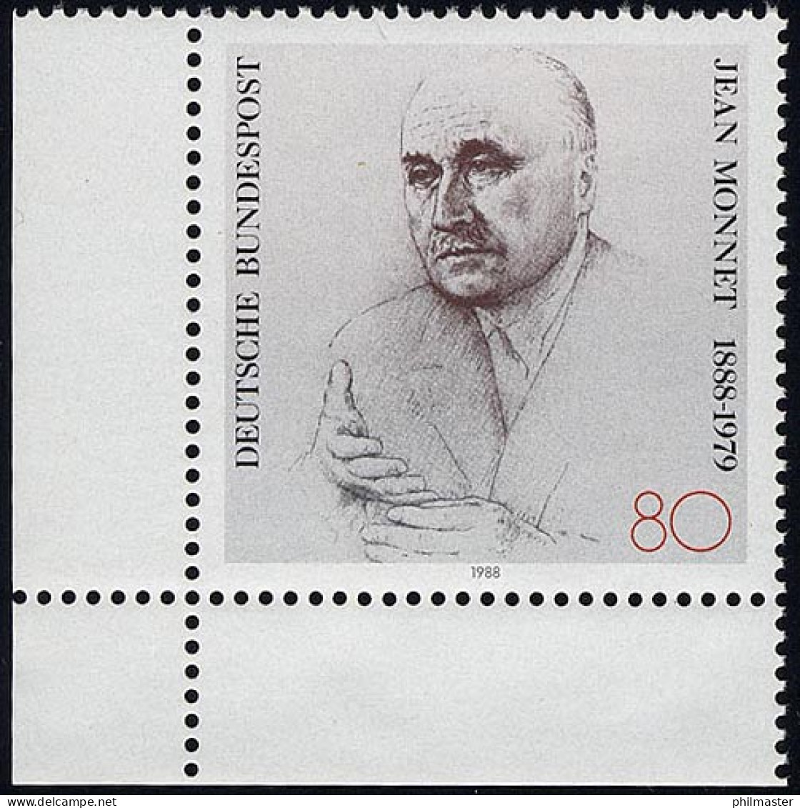 1372 Jean Monnet ** Ecke U.l. - Unused Stamps