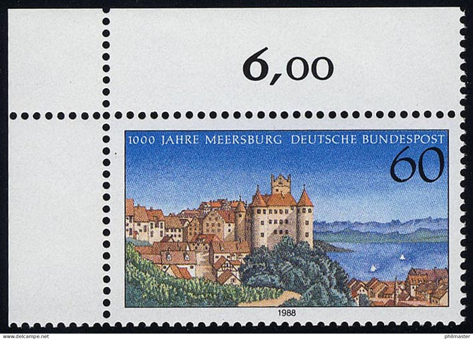 1376 Meersburg ** Ecke O.l. - Unused Stamps