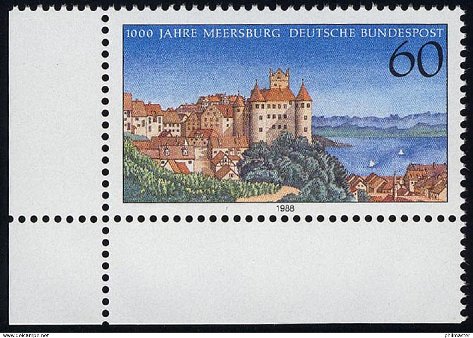 1376 Meersburg ** Ecke U.l. - Unused Stamps