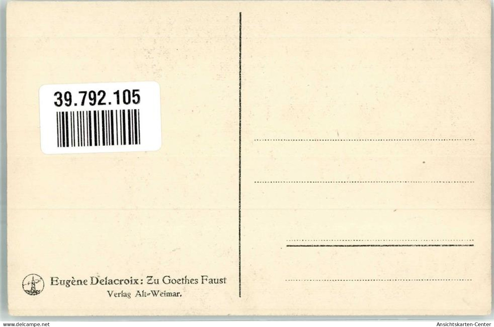 39792105 - Eugene Delacroix: Zu Faust   Totenkopf - Escritores
