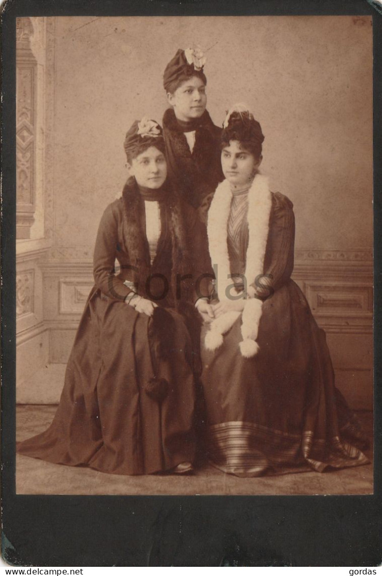 Romania - Trei Surori - Three Sister - Siecle XIX - Secol 19 - Photo - Foto 110x165mm - Romania