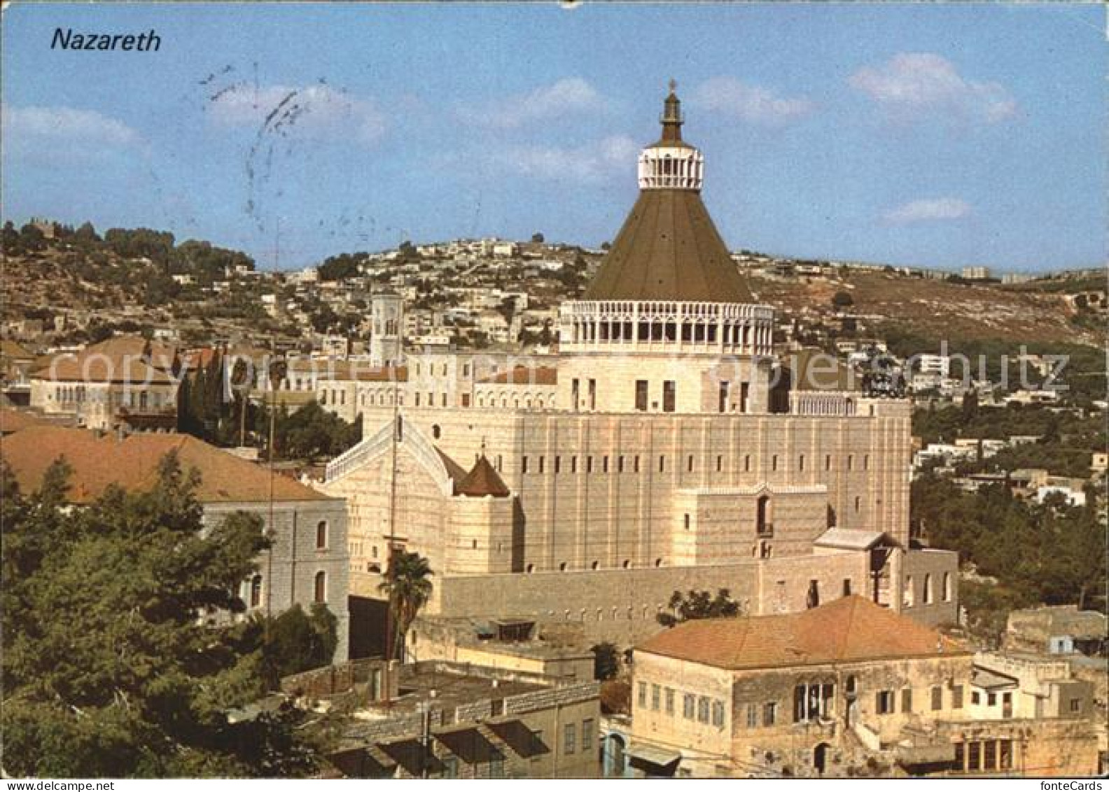 72437589 Nazareth Israel Teilansicht Verkuendungs Basilika  - Israele