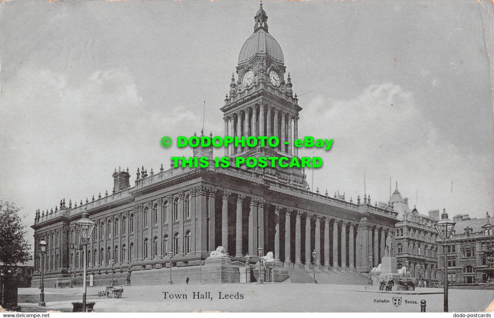 R485301 251. Town Hall. Leeds. Reliable Series. W. R. And S. 1906 - Mondo