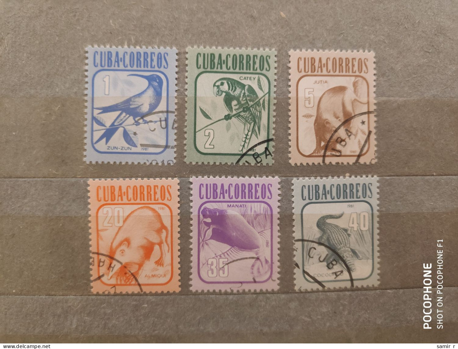 1981	Cuba	Birds  (F90) - Gebraucht