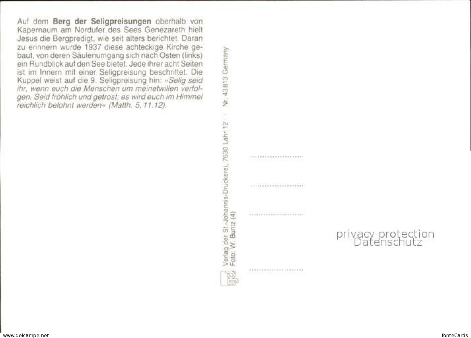 72435913 Kapernaum Berg Der Seligpreisung Kapernaum - Israel