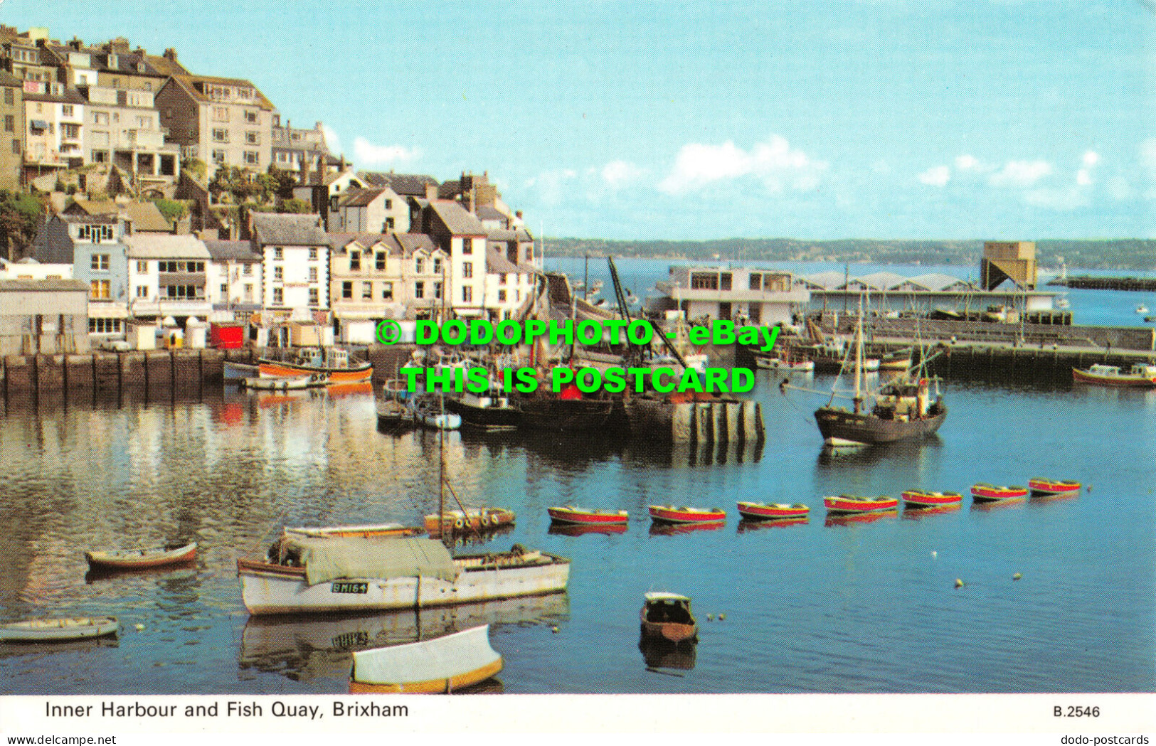 R485495 Inner Harbour And Fish Quay. Brixham. B. 2546. Dennis - Mondo