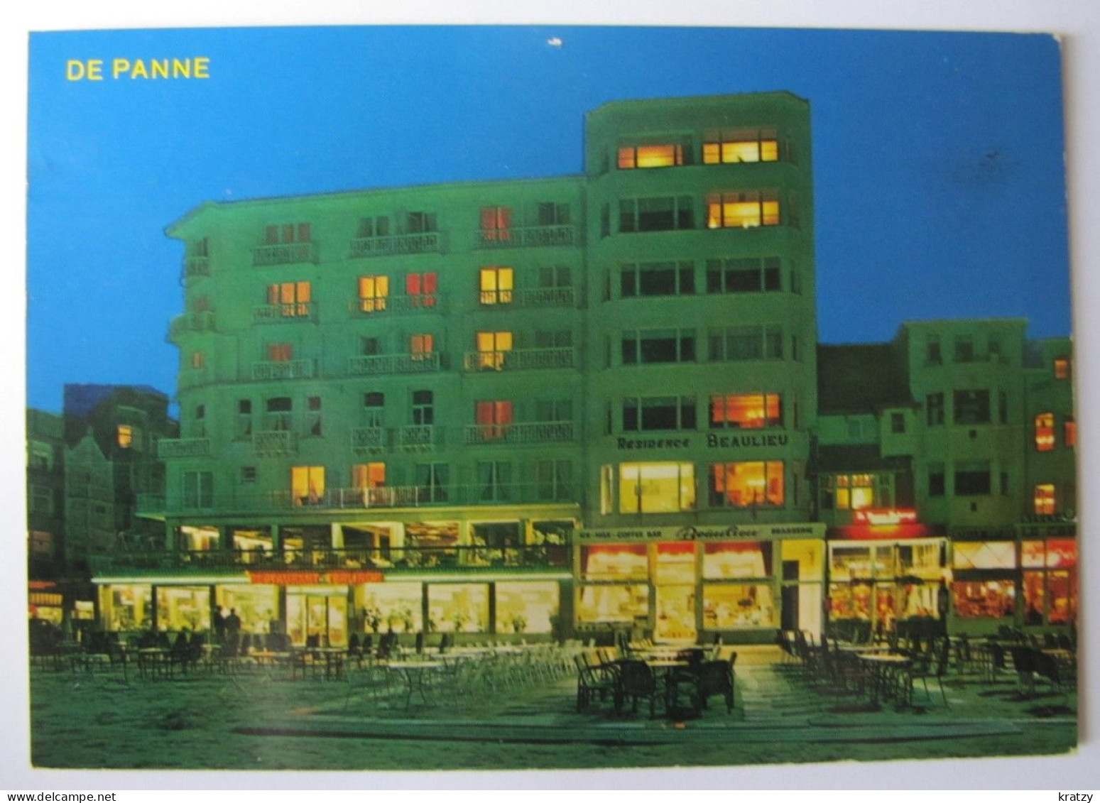 BELGIQUE - FLANDRE OCCIDENTALE - DE PANNE (LA PANNE) - La Digue De Nuit - De Panne