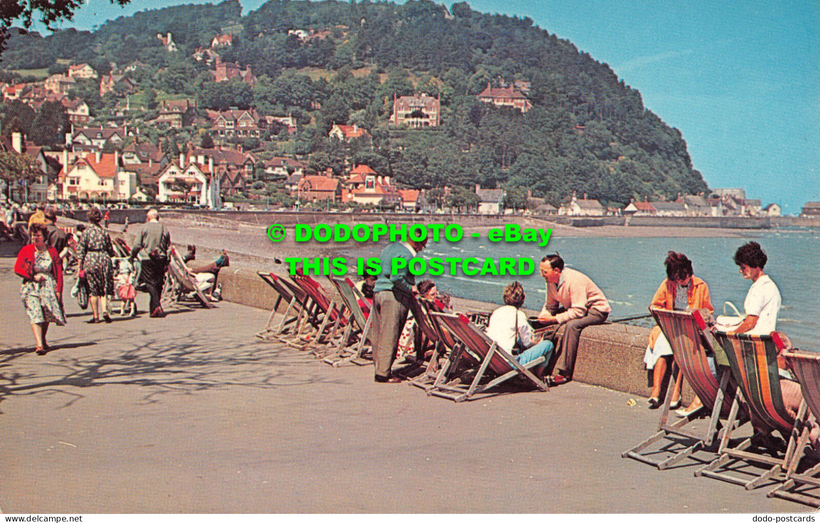 R485512 Minehead. Promenade And North Hill. Plastichrome By Colourpicture. H. A. - Mondo