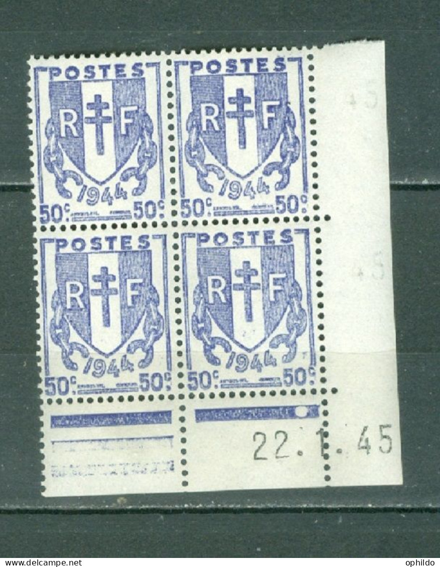 France    Coin Daté  673  * *  TB  22/01/45 - 1940-1949
