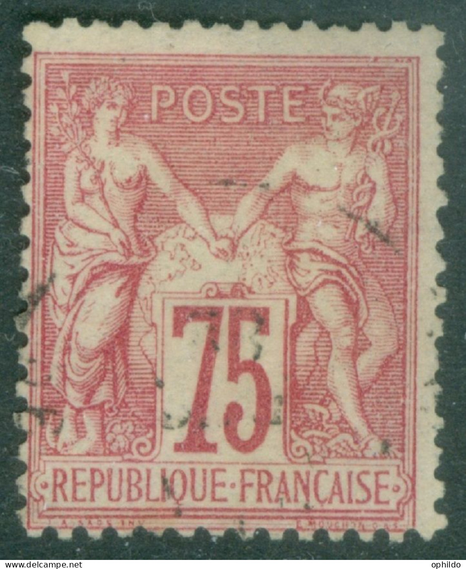 France   71  Ob  B/TB   Voir Scan Et Description   - 1876-1878 Sage (Type I)