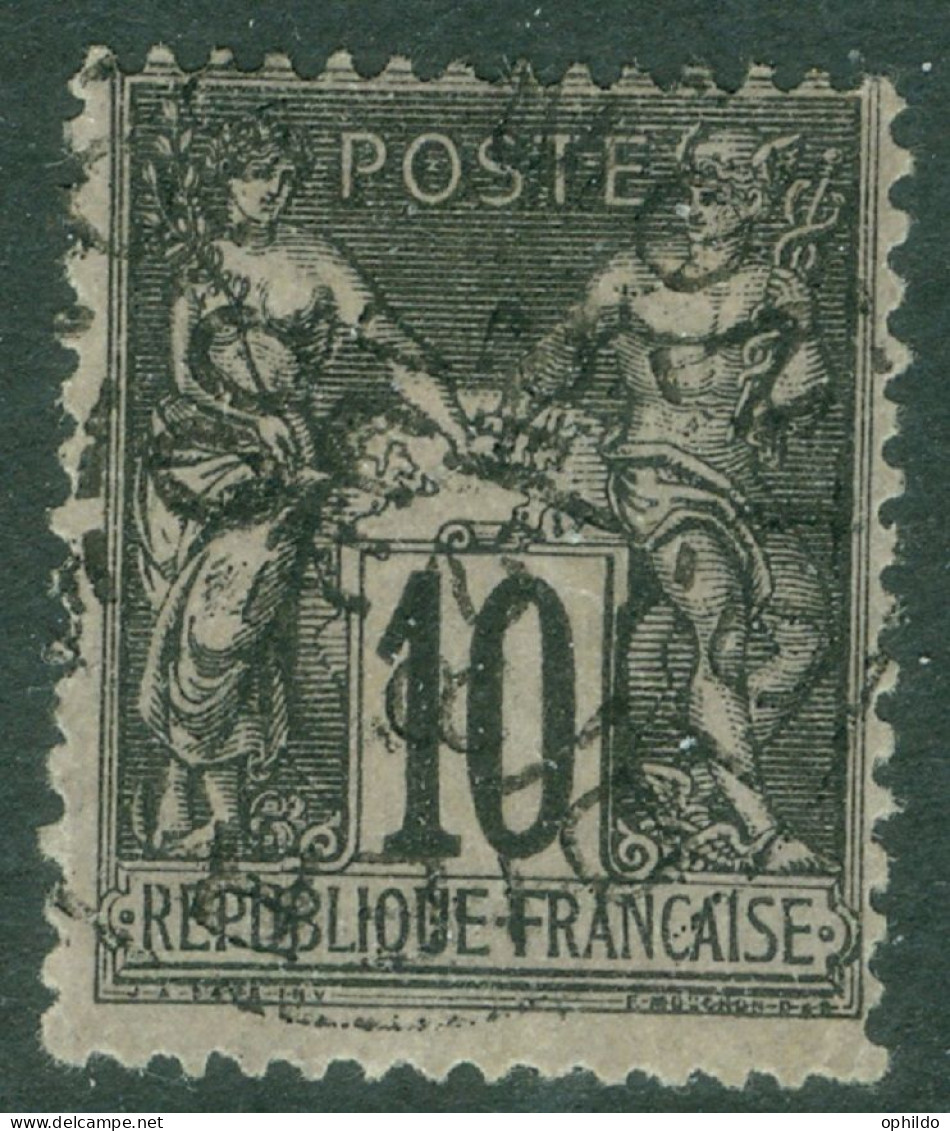 France   103  Ob  TB  - 1898-1900 Sage (Tipo III)