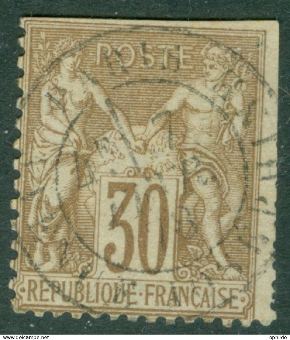 Paris Avenue Joséphine  Sur 69  Défectueux   - 1876-1878 Sage (Type I)