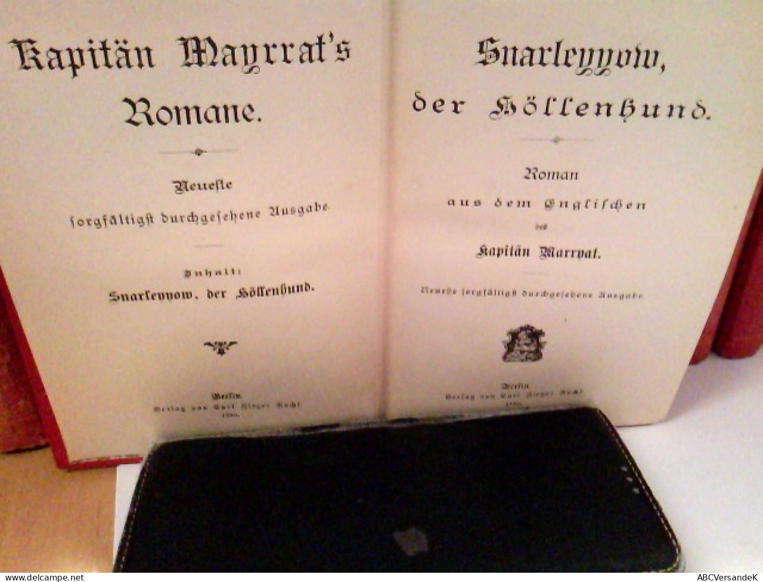 Konvolut: 20 Bände (von23) Kapitän Marryat's Romane - Abenteuerromane. - Amusement