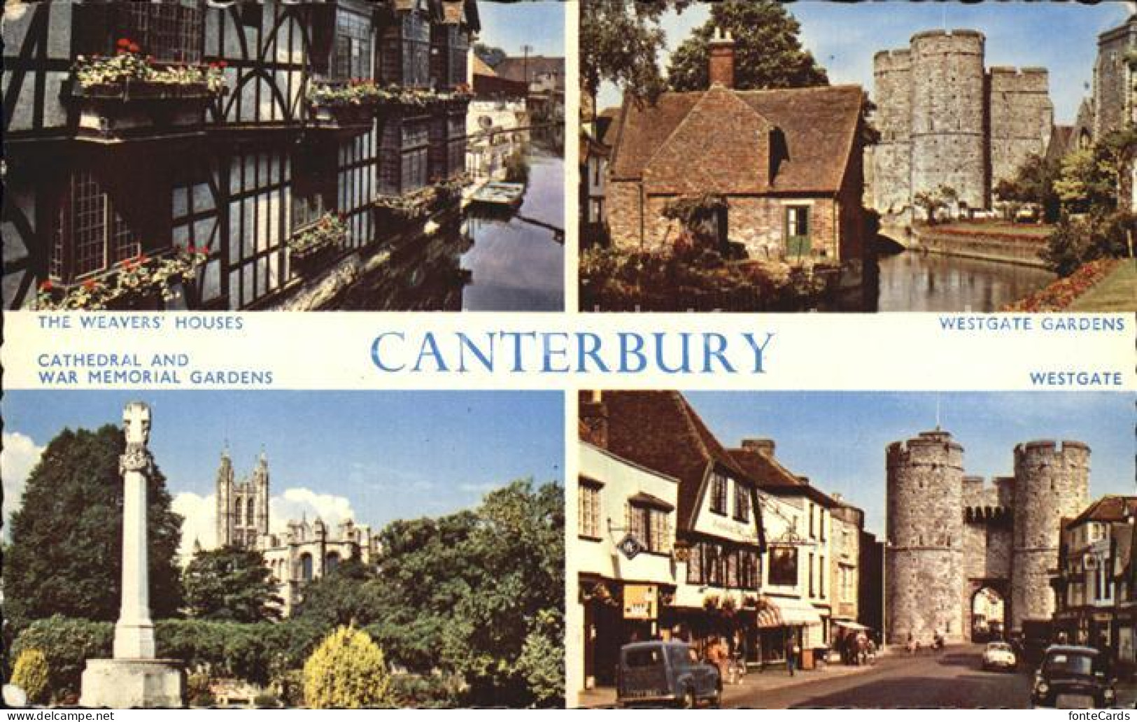 72421712 Canterbury Kent Westgate Gardens Westgate Kathedrale Kriegerdenkmal Wea - Autres & Non Classés