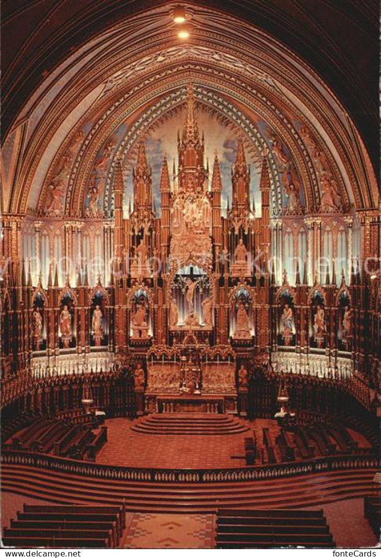 72420225 Montreal Quebec Notre Dame Altar Montreal - Non Classificati