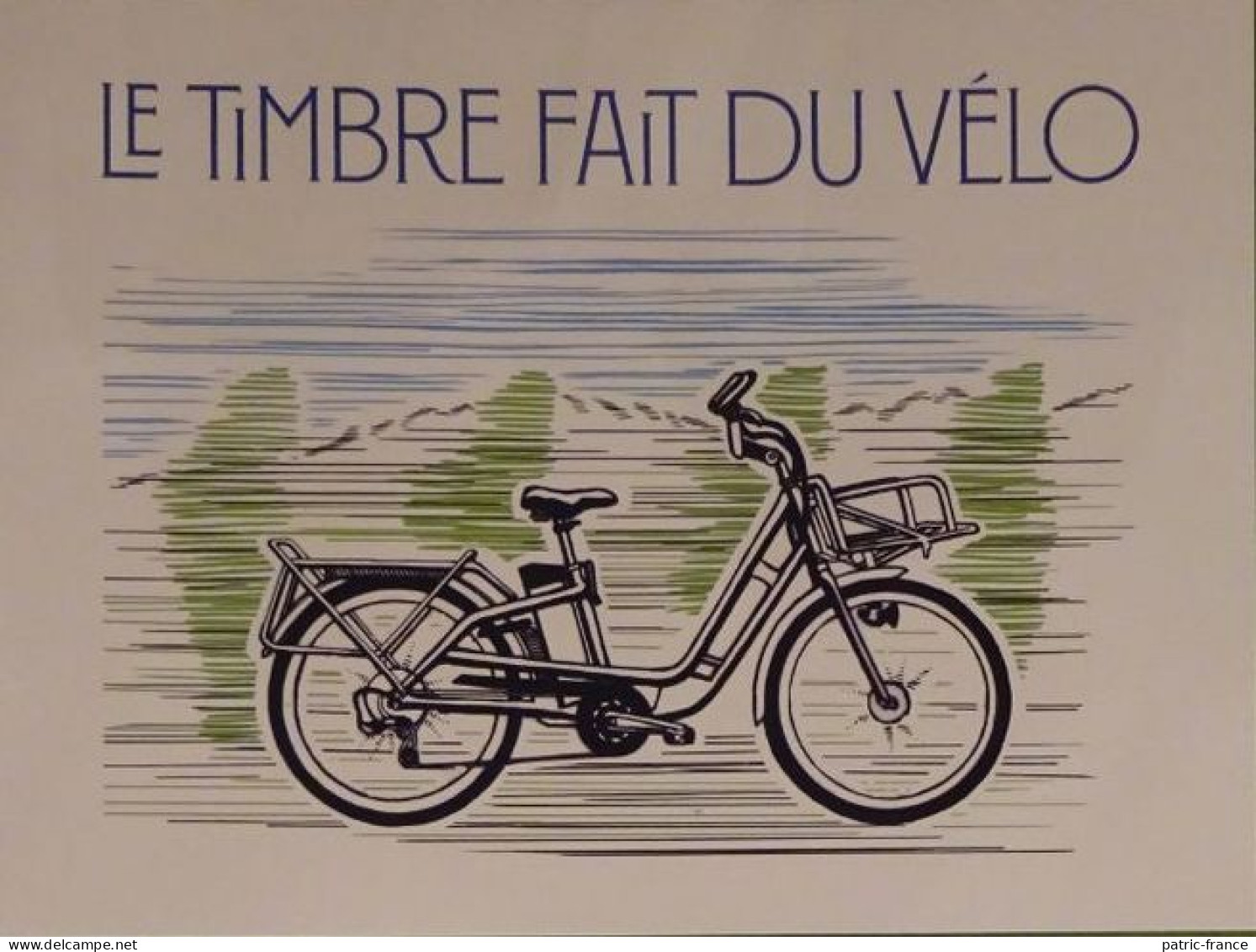 France 2023 - Entier Postal Neuf Fête Du Timbre Le Timbre Fait Du Vélo - Autres & Non Classés