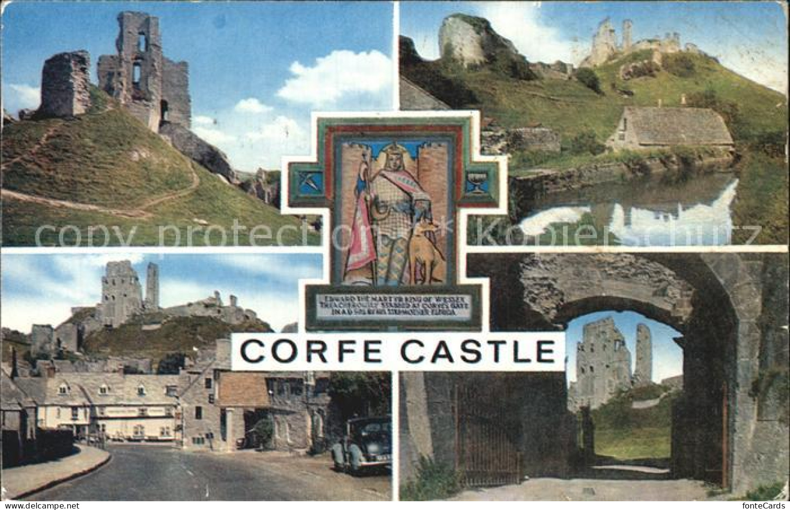 72419757 Corfe Dorset Corfe Castle Teilansichten Corfe Dorset - Sonstige & Ohne Zuordnung