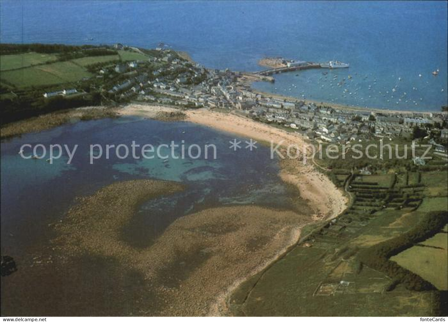 72416409 Porthcressa Beach Aerial View  - Other & Unclassified