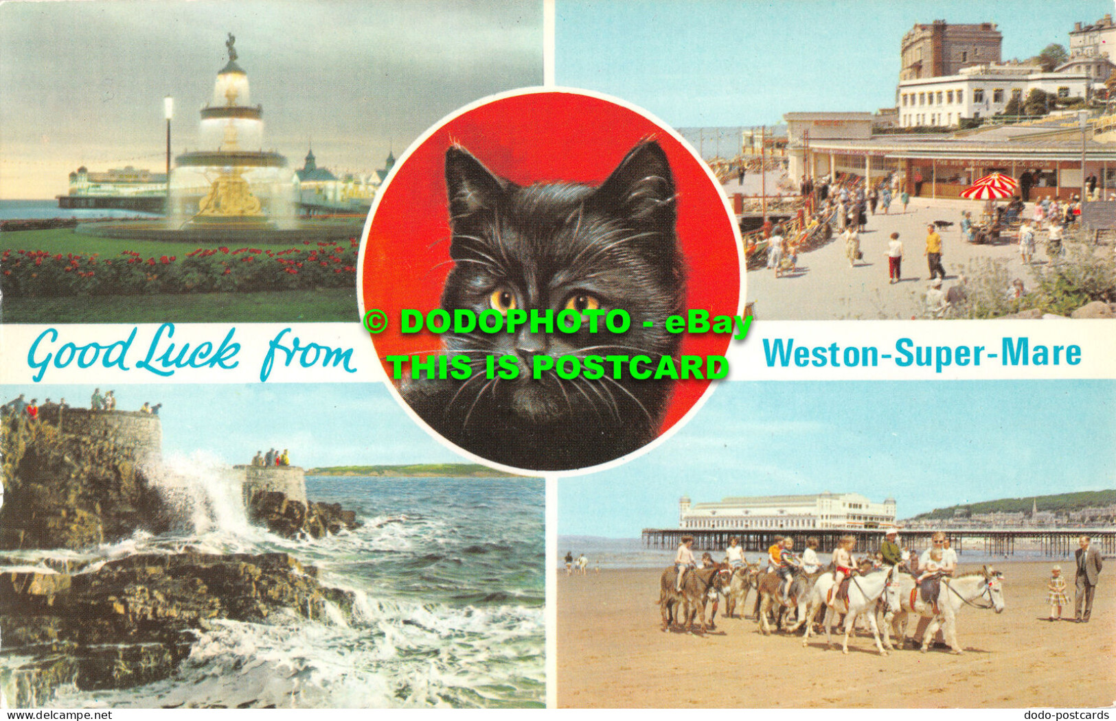 R485669 Good Luck From Weston Super Mare. E. T. W. Dennis. Multi View - Monde