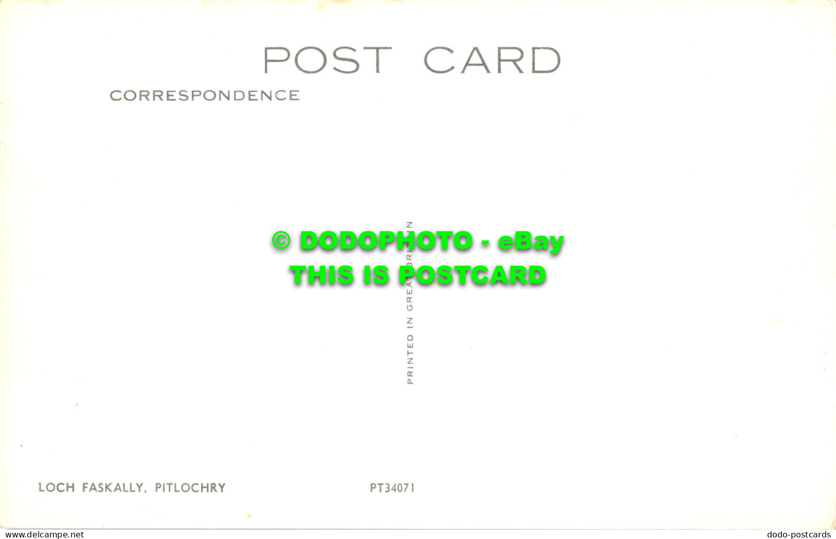 R485698 Pitlochry. Loch Faskally. Postcard - Monde