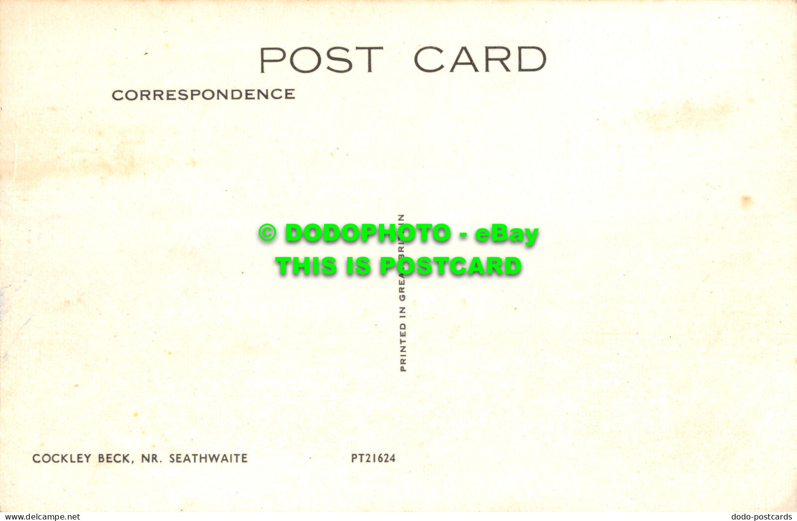 R485704 Cockley Beck Nr. Seathwaite. Postcard - Monde