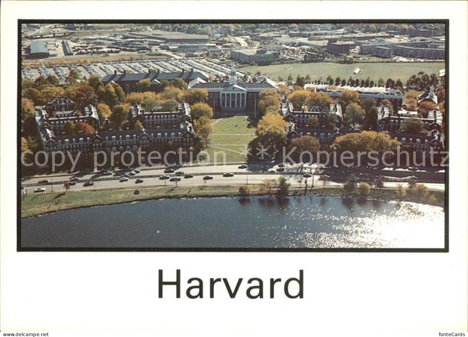 72413419 Cambridge_Massachusetts Havard University Business School Air View - Other & Unclassified