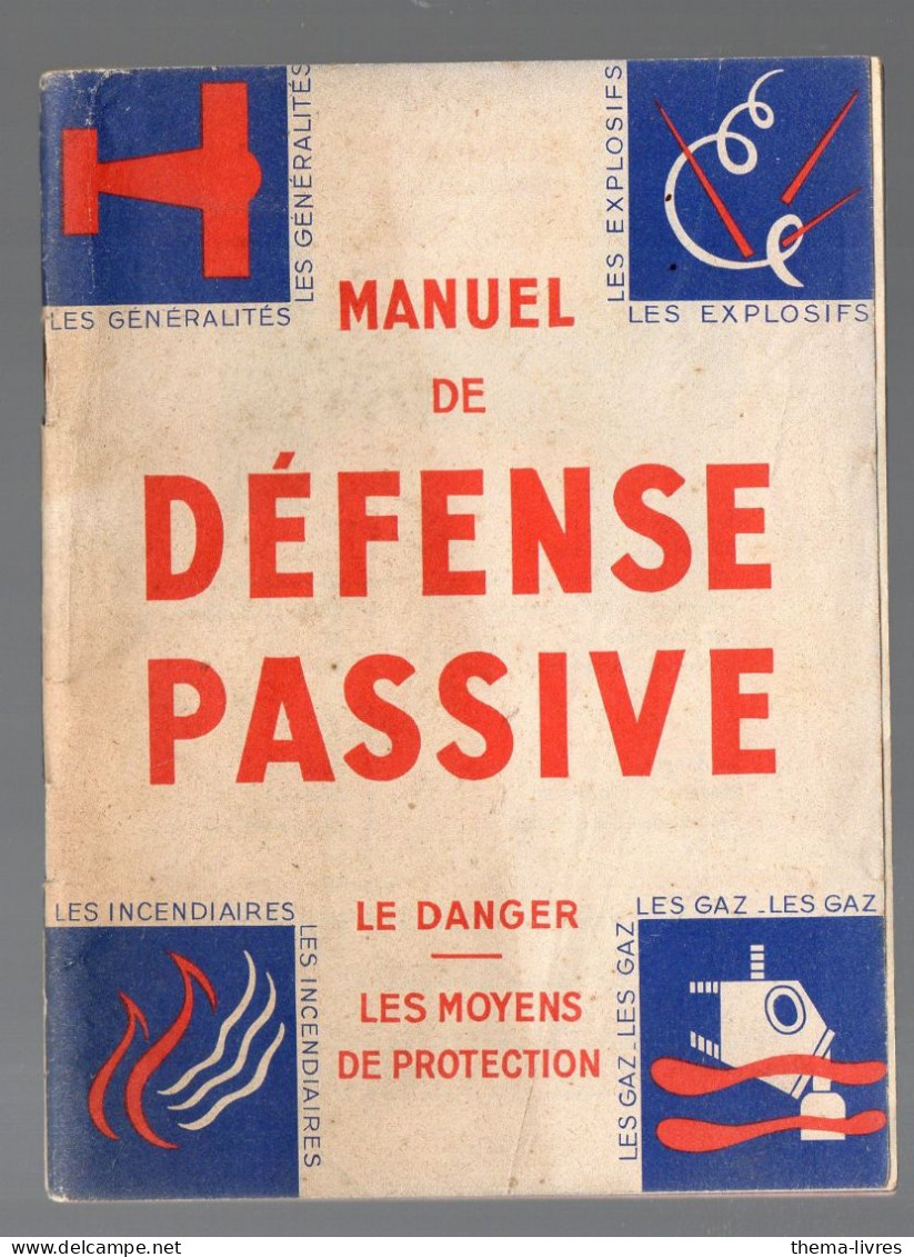 MANUEL DE DEFENSE PASSIVE      Sd    (PPP47222) - Guerra 1939-45