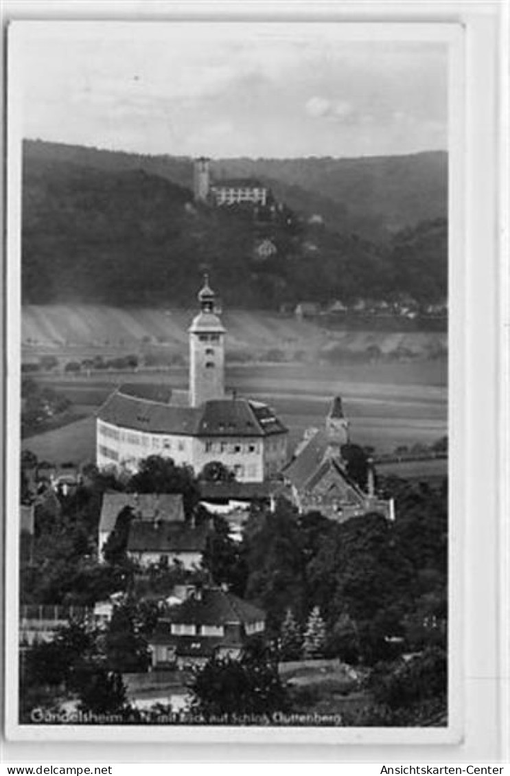 39104205 - Gundelsheim. Schloss Horneck Von Oben Gesehen Ungelaufen  Leicht Fleckig, Leicht Buegig, Sonst Gut Erhalten - Heilbronn