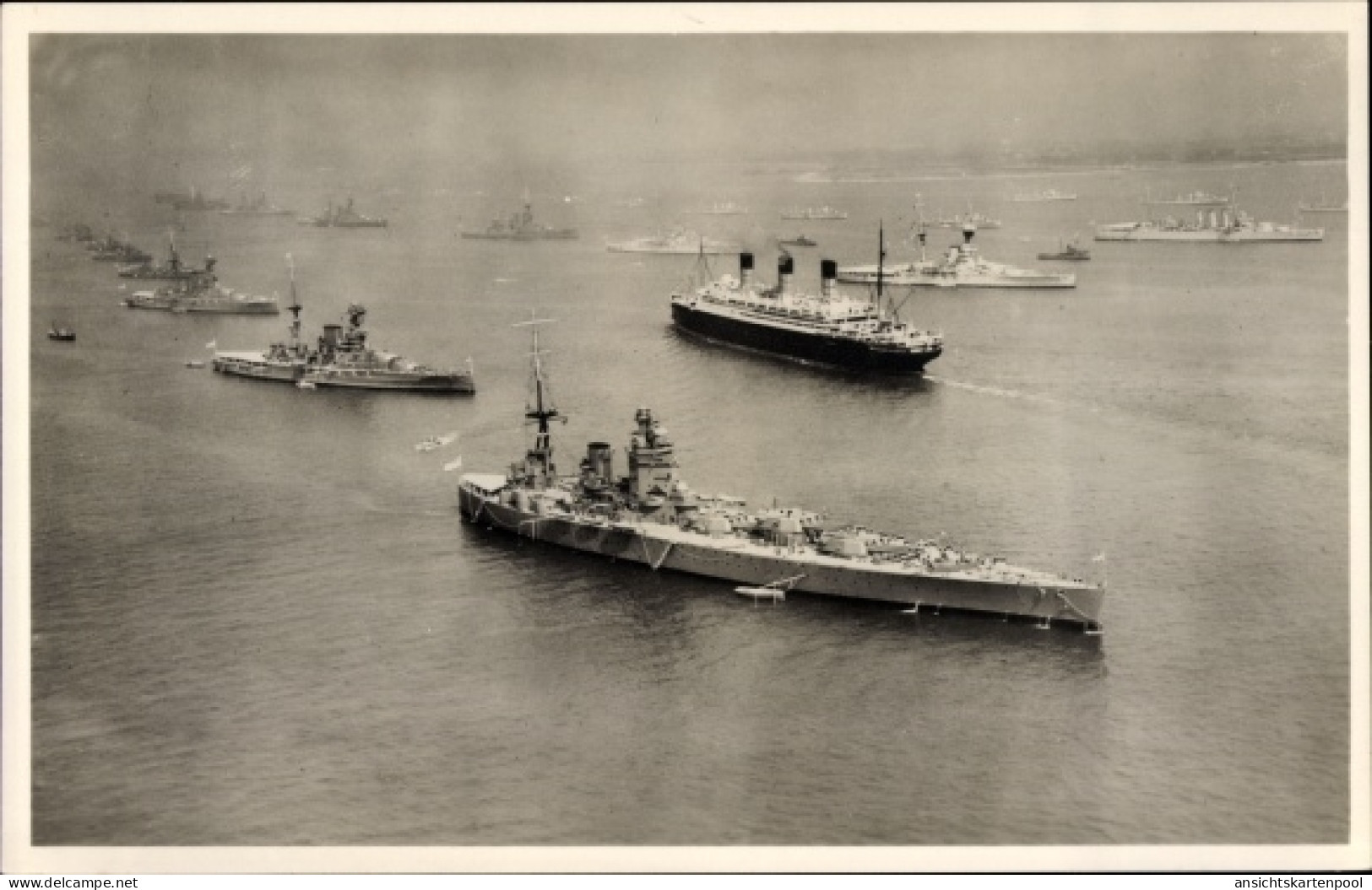 CPA Dampfer Berengaria, Cunard Line, Britische Kriegsschiffe - Other & Unclassified