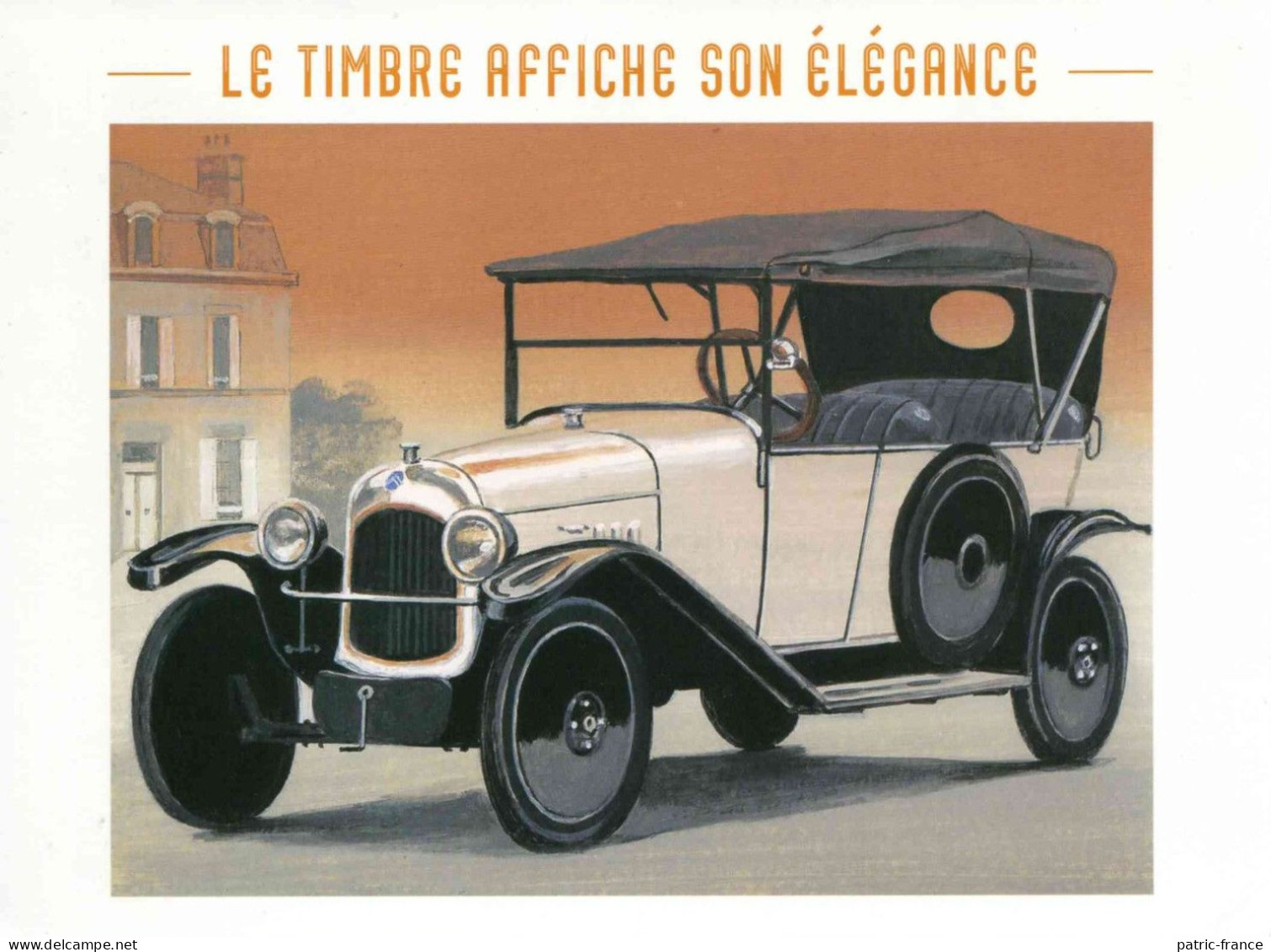 France 2019 - Entier Postal Neuf Fête Du Timbre Le Timbre Affiche Son élégance - Citroën Type A 10HP - Sonstige & Ohne Zuordnung