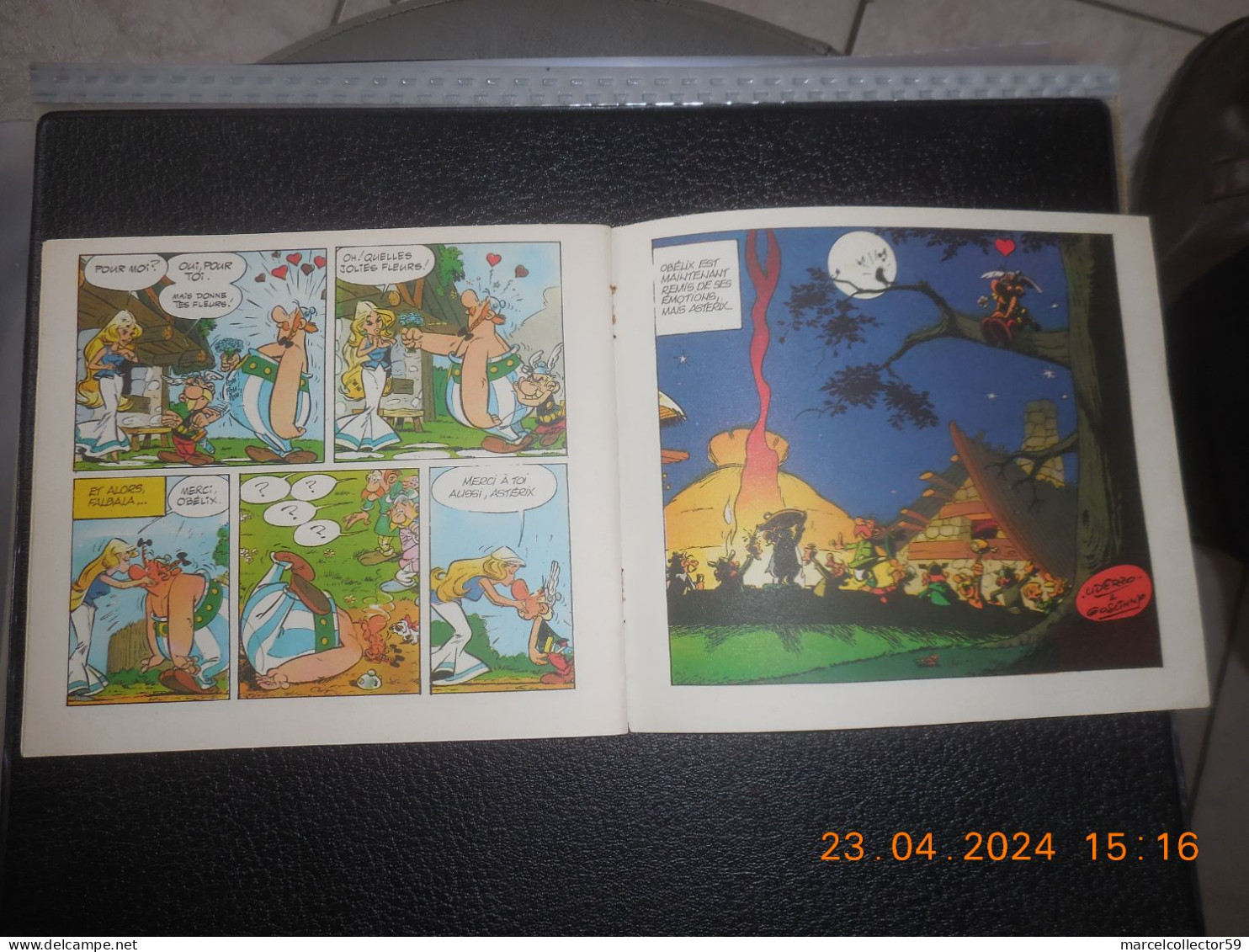 Astérix Et Obélix Amoureux (petite Bd Offerte Par Elf) Année 1973 Be - Collections