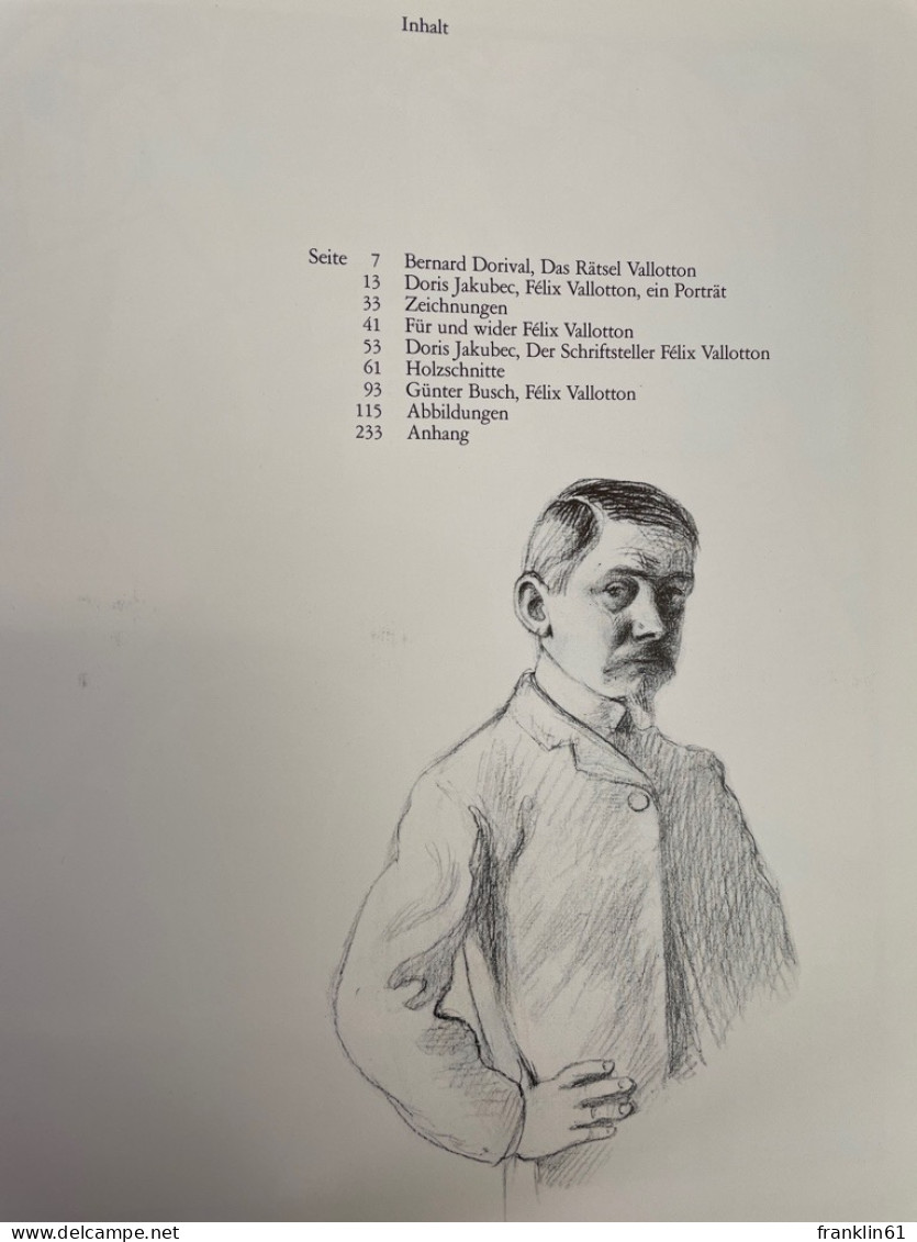 Félix Vallotton, Leben Und Werk. - Autres & Non Classés